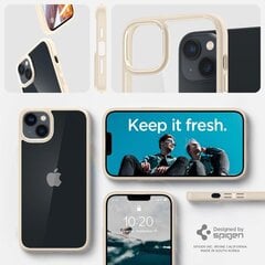 Чехол Spigen Ultra Hybrid для iPhone 14, бежевый цена и информация | Чехлы для телефонов | 220.lv