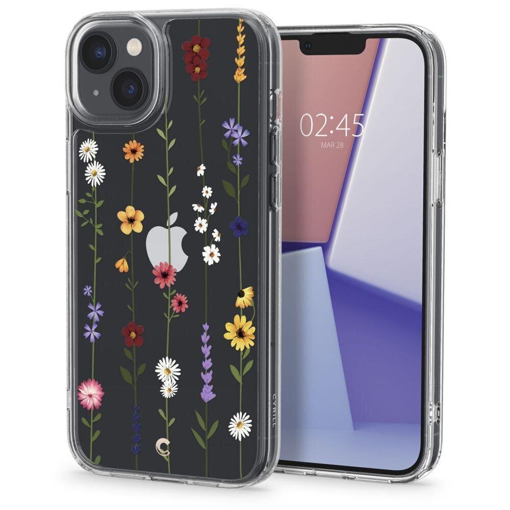 Spigen Cyrill Cecile Apple iPhone 14 Flower Garden Clear цена и информация | Telefonu vāciņi, maciņi | 220.lv