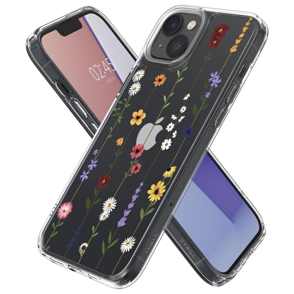 Spigen Cyrill Cecile Apple iPhone 14 Flower Garden Clear цена и информация | Telefonu vāciņi, maciņi | 220.lv