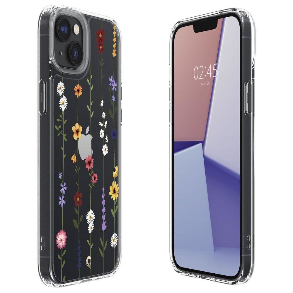 Spigen Cyrill Cecile Apple iPhone 14 Flower Garden Clear цена и информация | Telefonu vāciņi, maciņi | 220.lv