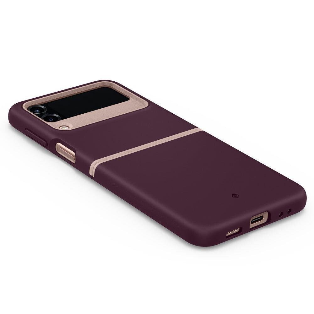 Caseology Nano Pop Galaxy Flip 4 Burgundy cena un informācija | Telefonu vāciņi, maciņi | 220.lv