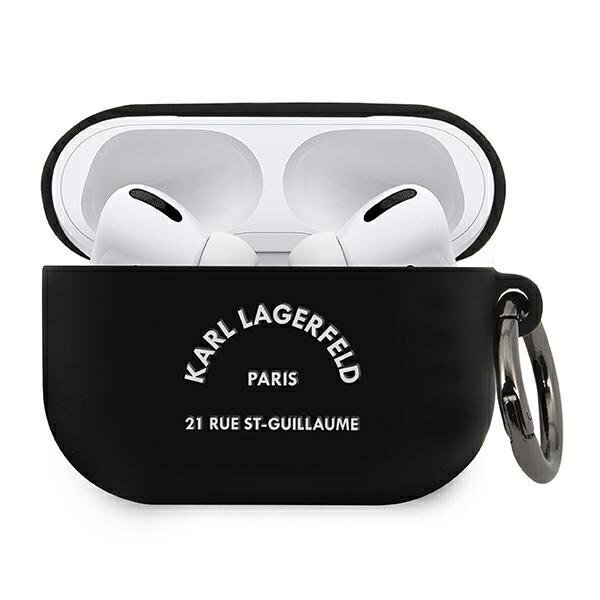 Karl Lagerfeld KLACAPSILRSGBK AirPods Pro Cover cena un informācija | Austiņu piederumi | 220.lv