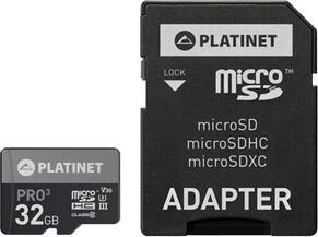 Platinet PMMSD32UIII / 44003 MicroSDHC 32GB цена и информация | Atmiņas kartes mobilajiem telefoniem | 220.lv