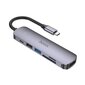 Parveidotājs HB28 Type-C multi-function converter HDMI+USB3.0+USB2.0+SD+TF+PD peleks cena un informācija | Adapteri un USB centrmezgli | 220.lv