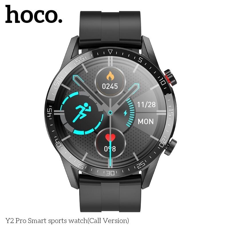 Hoco Y2 Pro Black cena un informācija | Viedpulksteņi (smartwatch) | 220.lv