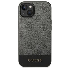 Guess GUHCP14SG4GLGR iPhone 14 6.1 "серый / серый жесткий 4G Stripe Collection цена и информация | Чехлы для телефонов | 220.lv