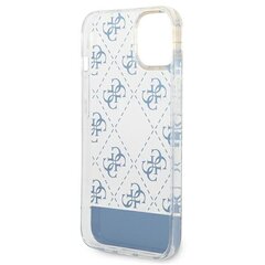 Guess GUHCP14SHG4MHB iPhone 14 6.1 "blue / blue 4G Pattern Script цена и информация | Чехлы для телефонов | 220.lv