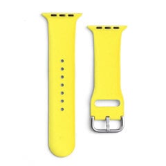 Сменный ремешок для Apple Watch 8/7/6/5/4/3/2/SE (45/44/42мм) Желтый цена и информация | Аксессуары для смарт-часов и браслетов | 220.lv