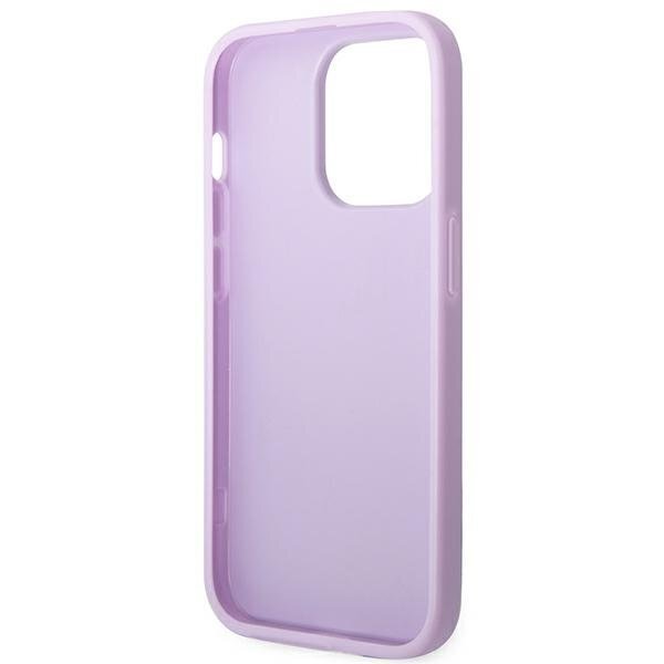 Guess GUHCP14XPSASBPU iPhone 14 Pro Max 6.7 "purple / purple Saffiano Strap цена и информация | Telefonu vāciņi, maciņi | 220.lv