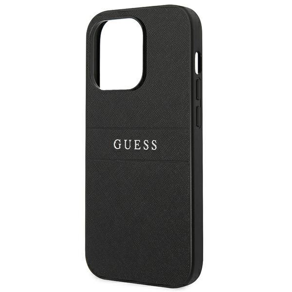 Guess GUHCP14LPSASBBK iPhone 14 Pro 6.1 "black / black Saffiano Strap цена и информация | Telefonu vāciņi, maciņi | 220.lv