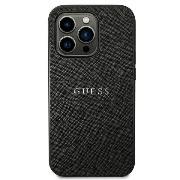 Guess GUHCP14LPSASBBK iPhone 14 Pro 6.1 "black / black Saffiano Strap цена и информация | Telefonu vāciņi, maciņi | 220.lv