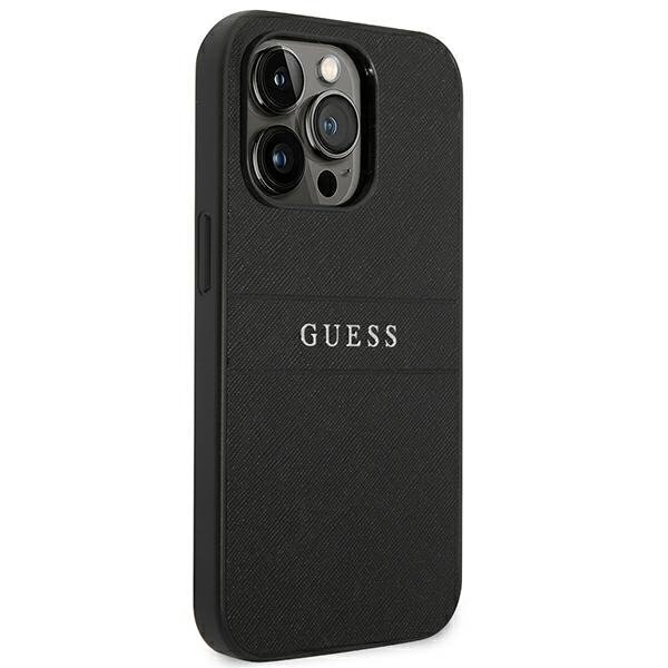 Guess GUHCP14LPSASBBK iPhone 14 Pro 6.1 "black / black Saffiano Strap цена и информация | Telefonu vāciņi, maciņi | 220.lv