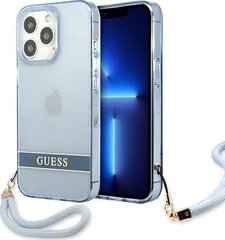 Guess GUHCP13XHTSGSB iPhone 13 Pro Max blue cena un informācija | Telefonu vāciņi, maciņi | 220.lv