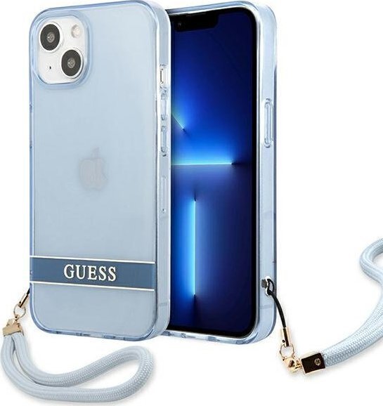 Guess GUHCP13MHTSGSB iPhone 13 blue cena un informācija | Telefonu vāciņi, maciņi | 220.lv