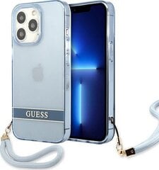 Guess GUHCP13LHTSGSB iPhone 13 Pro / 13 blue cena un informācija | Telefonu vāciņi, maciņi | 220.lv
