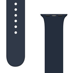 Сменный ремешок для Apple Watch 8/7/6/5/4/3/2/SE (45/44/42мм) Темно-синий цена и информация | Аксессуары для смарт-часов и браслетов | 220.lv