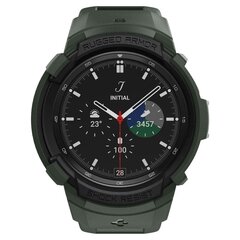 Spigen Rugged Armor Pro, Galaxy Watch 4 Classic 46mm military green цена и информация | Аксессуары для смарт-часов и браслетов | 220.lv