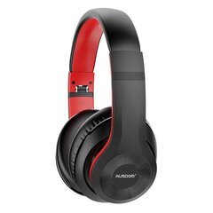 Ausdom Bass One, Bluetooth 5.0, aktīva trokšņu slāpēšana, black-red cena un informācija | Austiņas | 220.lv