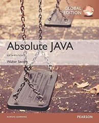 Absolute Java, Global Edition 6th edition цена и информация | Книги по экономике | 220.lv