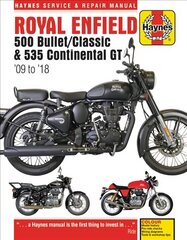 Royal Enfield Bullet and Continental GT Service & Repair Manual (2009 to 2018): (09-18) цена и информация | Путеводители, путешествия | 220.lv