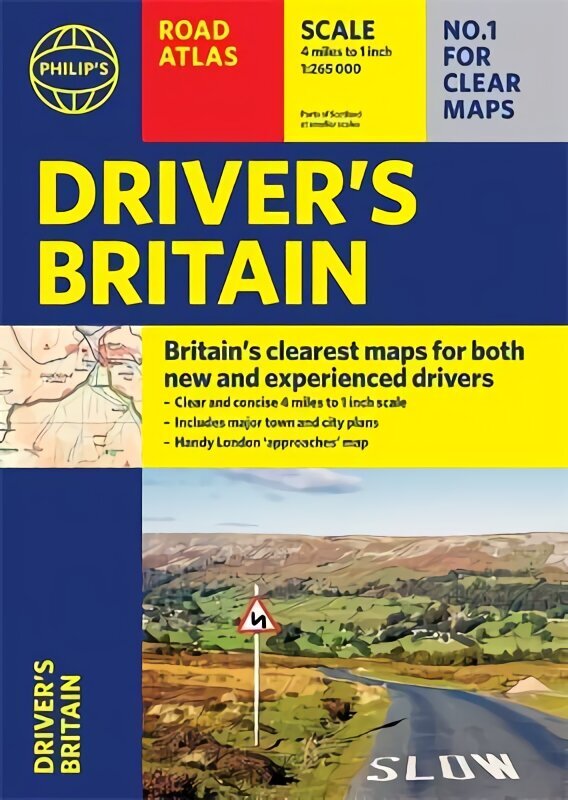 Philip's Driver's Atlas Britain: (A4 Paperback) цена и информация | Ceļojumu apraksti, ceļveži | 220.lv