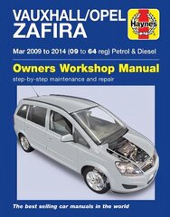 Vauxhall/Opel Zafira Petrol & Diesel (Mar '09-'14) 09 To 64 cena un informācija | Ceļojumu apraksti, ceļveži | 220.lv