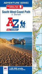 SW Coast Path Dorset Adventure Atlas 2nd Revised edition цена и информация | Путеводители, путешествия | 220.lv