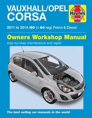 Vauxhall/Opel Corsa Petrol & Diesel ('11-'14) 60 To 64: 2011-2014 цена и информация | Путеводители, путешествия | 220.lv