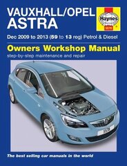 Vauxhall/Opel Astra: (Dec 09 - 13) 59 to 13 John Mead New edition цена и информация | Путеводители, путешествия | 220.lv