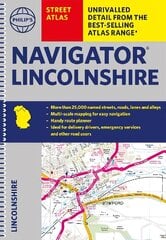 Philip's Street Atlas Navigator Lincolnshire cena un informācija | Ceļojumu apraksti, ceļveži | 220.lv