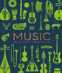 Music: The Definitive Visual History цена и информация | Книги об искусстве | 220.lv