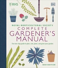 RHS Complete Gardener's Manual: The one-stop guide to plan, sow, plant, and grow your garden cena un informācija | Grāmatas par dārzkopību | 220.lv