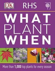 RHS What Plant When: More than 1,000 Top Plants for Every Season cena un informācija | Grāmatas par dārzkopību | 220.lv