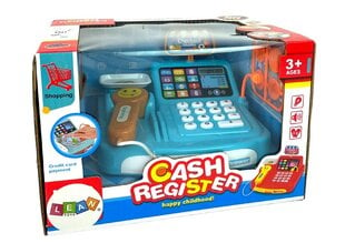 Rotaļlietu kases aparāts Lean, zils cena un informācija | Rotaļlietas meitenēm | 220.lv