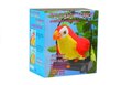 Vārdus atveidojoša rotaļlieta papagailis Lean, sarkana cena un informācija | Mīkstās (plīša) rotaļlietas | 220.lv