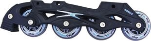 Regulējama izmēra skrituļslidas-slidas Allright Max Power, izmērs 33-36, melnas/baltas cena un informācija | Skrituļslidas | 220.lv