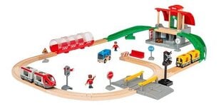 Комплект железнодорожных путей Central Station Brio Railway, 33989 цена и информация | Игрушки для мальчиков | 220.lv