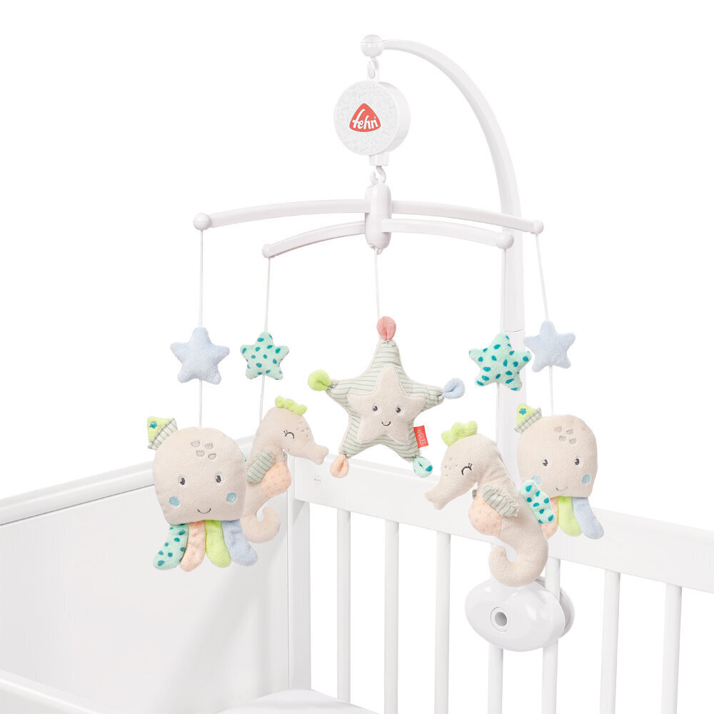 Muzikālais karuselis Jūras bērni Babyfehn, 054118 цена и информация | Rotaļlietas zīdaiņiem | 220.lv