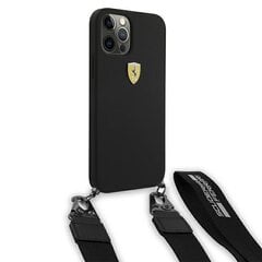 Ferrari FESTRAHCP12MBK iPhone 12/12 Pro 6,1 "black On Track Silicone strap цена и информация | Чехлы для телефонов | 220.lv