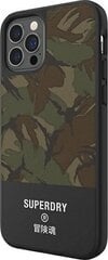 Чехол SuperDry для iPhone 12 Pro Max Canvas (камуфляжно-зеленый) цена и информация | Supcase Мобильные телефоны, Фото и Видео | 220.lv