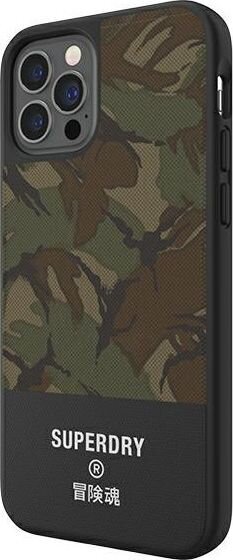 Supcase SuperDry - iPhone 12 Pro Max Canvas (Camo Green) цена и информация | Telefonu vāciņi, maciņi | 220.lv