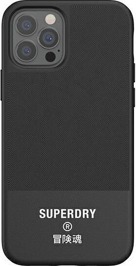 Supcase SuperDry Molded Canvas iPhone 12 Pro Max black cena un informācija | Telefonu vāciņi, maciņi | 220.lv