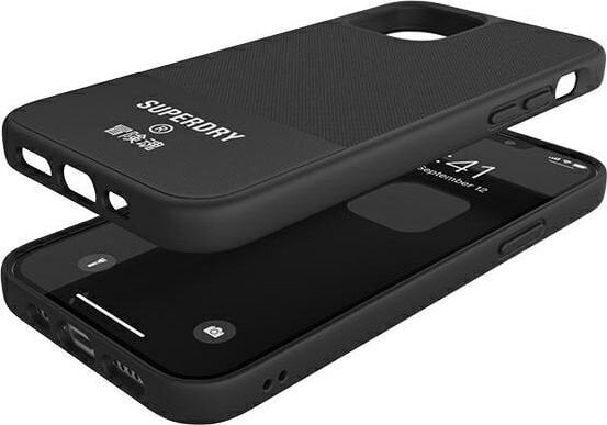 Supcase SuperDry Molded Canvas iPhone 12 Pro Max black cena un informācija | Telefonu vāciņi, maciņi | 220.lv