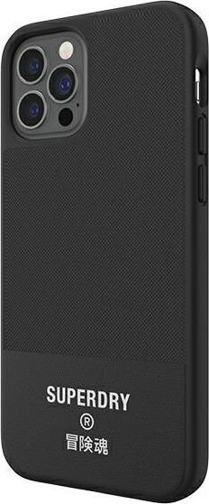 Supcase SuperDry Molded Canvas iPhone 12 Pro Max black cena un informācija | Telefonu vāciņi, maciņi | 220.lv