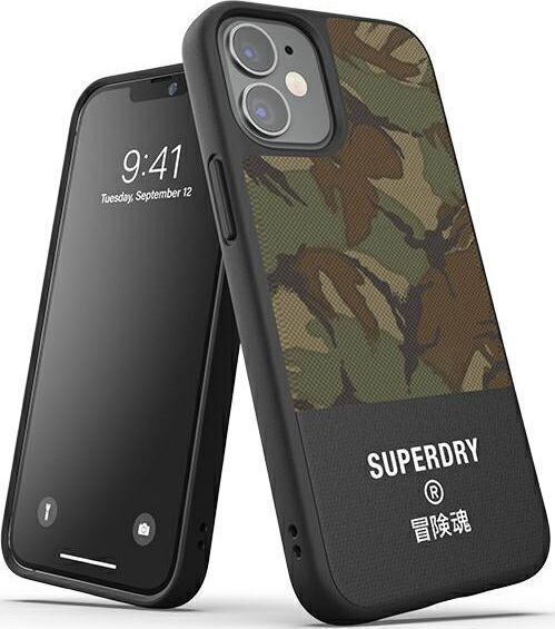 Supcase SuperDry Molded Canvas iPhone 12 mini camo cena un informācija | Telefonu vāciņi, maciņi | 220.lv