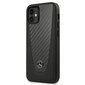 Mercedes MEHCP12SACABK iPhone 12 mini 5,4" black Carbon Dynamic Line cena un informācija | Telefonu vāciņi, maciņi | 220.lv