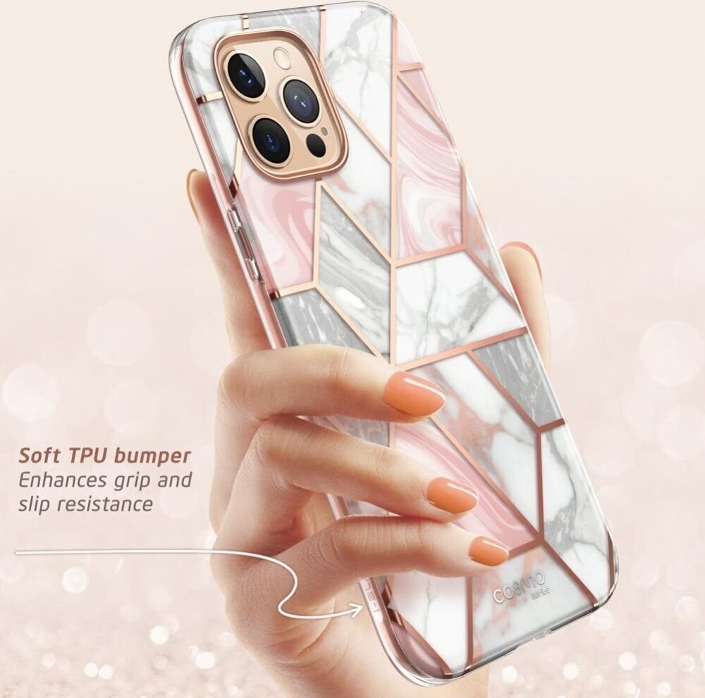 Supcase Cosmo Apple iPhone 12 Pro Max Marble Pink цена и информация | Telefonu vāciņi, maciņi | 220.lv