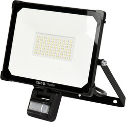 Gaismeklis SMD LED ar kustību sensoru 50W 5000lm Yato (YT-81829) cena un informācija | Lukturi | 220.lv