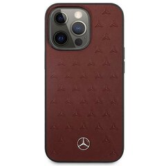 Mercedes MEHCP13LPSQRE iPhone 13 Pro / 13 6.1 "red Leather Stars цена и информация | Чехлы для телефонов | 220.lv