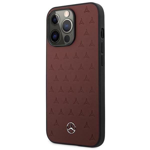 Mercedes MEHCP13LPSQRE iPhone 13 Pro / 13 6.1 "red Leather Stars cena un informācija | Telefonu vāciņi, maciņi | 220.lv